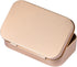 3 Pack Metal Rectangular Hinged Tins Box with Lid Mini Portable Box Empty Craft Containers Small Storage Kit Home Outdoors Organizer for Soap Mint...