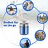 Pill Holder Keychain Container,Portable Aluminium Alloy Waterproof Pill Boxes for Purse Pocket,Small Pill Cases for Outdoor Travel Camping Daily U...