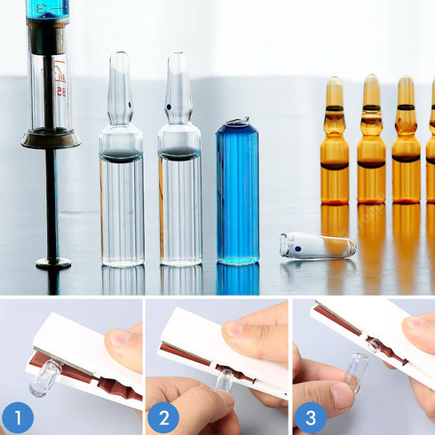 iplusmile Ampoule Bottle Opener, Glass Cutter for Bottles Ampoule Breaker Glass Vial Opening Tool Cutting Device for Operation Laboratory Bottle C...
