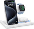 3 in 1 Fast Charging Station, Folding Travel Wireless Charger Stand for iPhone 15,14,13,12,11/Pro/Max/Plus,X,XR,XS/Max,SE,8/Plus,Apple Watch 1-8,A...