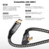 Short USB C to USB C Cable 1.65Ft, USB C 3.2 Gen 2 Cable 20Gbps Data Transferring Cord 4K 100W PD Charging Compatible with Thunderbolt 3/4 Samsung...