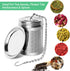 2 Pack Tea Infuser, Tea Strainers for Loose Tea, Stainless Steel Extra Fine Mesh Loose Leaf Tea Steeper with Extended Chain Hook, for Tea, Spices ...