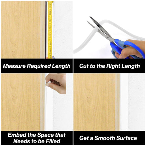 1/4 Inch x 50FT Backer Rod Diameter Foam Caulk Concrete Expansion Joint Filler White Saver Weather Strip Seal for Gaps and Joints Concrete Filling...