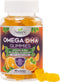 Omega 3 Fish Oil Gummies - Triple Strength Omega 3 Fish Oil Gummy Vitamins with High Absorption EPA & DHA Fatty Acids, Burpless Fish Oil Supplemen...