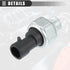 Motoforti Engine Oil Pressure Sensor, for Chevrolet Aveo 2004-2008, Plastic Metal, No.95961350, Black Silver Tone...