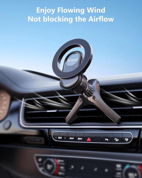 ?2024 Upgrade?for MagSafe Car Mount Air Vent?24 Magic Magnet Power?Magnetic Phone Holder for Car Vent 360° Hand Free Magnetic Car Phone Holder Mou...