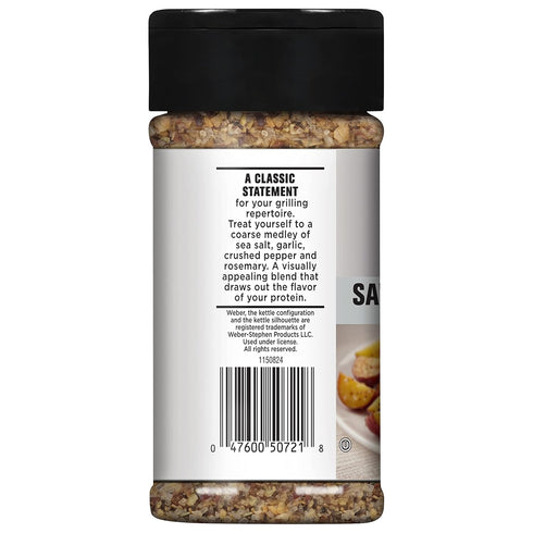 Weber Savory Steakhouse Seasoning, 6.1 Ounce Shaker...