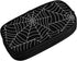Large Capacity Black Spider Web Pencil Case with Zippers Storage Pouch Holder Pencil Box Marker Organizer Bag with Compartments for Office Supplie...