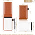 Xhwykzz 7 Pcs Small Pocket Notepad Holder Set, Pocket Notebook with pen for offices, schools, restaurants (Brown)...