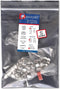 100 Cover Buttons - Made in USA - Self Cover Buttons with Flat Backs(no Wire) Size 20 with Tool...