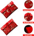 2-Pack Silk Red Envelopes, Dragon and Phoenix Embroidered Chinese Red Pocket, Lucky Money HongBao Card Cash Envelope for New Year Spring Festival ...