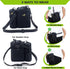 POPMISOLER Dog Treat Training Pouch for Dog Training with Poop Bag Dispenser and Multiple Pockets, Dog Walking Bag Adjustable Waist Belt Clip Shou...