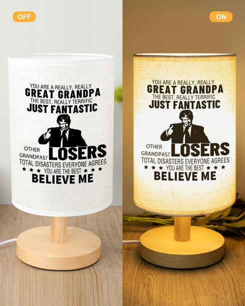 Grandpa Gifts, Birthday Gifts for Grandpa, Unique Gifts for Grandpa, Eye Caring Table Lamp for Grandpa from Grandchildren...