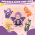 Hanaive 4 Pcs 4 Inch Mini Baby Dolls Lifelike Realistic Baby Dolls Animal Clothes Cute Tiny Babies Gifts for Kids Birthday Baby Shower (Novelty St...