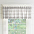 Elrene Home Fashions Farmhouse Living Buffalo-Check Valance, Bathroom or Kitchen Valance for Windows, 60" x 15" (1 Valance), Gray/White...