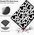 Hi Space for iPad 9th 8th 7th Generation Case for iPad 10.2 Case 2021 2020 2019 Cow Cattle with Pencil Holder, Shockproof Protective Smart Cover A...