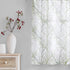 FMFUNCTEX White Valance Curtains for Windows Print Tree Branch Semi Sheer Valance Grey Green Rod Pocket Window Treatment 1 Panel, 50 x 15 Inches...