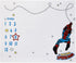 Marvel Amazing Spiderman Red, White, and Blue Super Soft Milestone Baby Blanket...