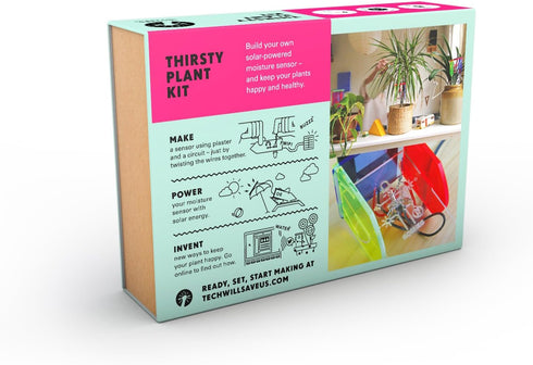 Tech Will Save Us Solar Thirsty Plant Kit | Educational Steam Toy, Ages 8 & Up...