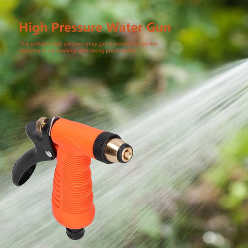 Fafeicy High Pressure Water Gun, Handheld Multifunctional Water Spray Gun, with Labor?saving Buckle Design, for Garden Watering, Car Washing, Pres...
