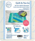 June Tailor Quilt As You Go Placemats Pattern Jakarta, 8 1/2 x 14 inches, Natural, 6 Pieces...