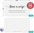 321Done Request a Recipe Card (Set of 50) 3.5x2 White, Simple - Little Recipe Request Insert Card for Bridal Shower Game, Keepsake, Heavy Cardstoc...