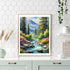 Mountain Paint by Number for Adults-Landscape Paint by Numbers for Adults,Landscape Paint by Numbers for Gift Home Wall Decor(Mountain,16x20 inch)...
