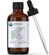 HBNO® California Bottled Organic Peppermint Essential Oil (Mentha Piperita) 4 fl oz (120ml) - USDA Certified Organic Peppermint Oil for Hair - Per...