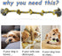 Dog Rope Toy for Large Aggressive Chewers, Heavy Duty Rope Chew Toy Indestructible Tough Tug of War Yellow Dog Toy,3 Feet 5 Knots Interactive Cott...