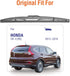 Genuine Rear Wiper Blades for Honda CRV 2012 2013 2014 2015 2016, 13"+13" (2 Pack) OEM 76730-T0A-003, Compatible for U/J-Hook...