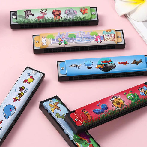 Kids Harmonica Party Favors, 12Pcs Harmonicas for Kids Musical Instrument Toy Gift, 16 Holes Toddlers Harmonica, Kids Party Favors Goodie Bags Stu...