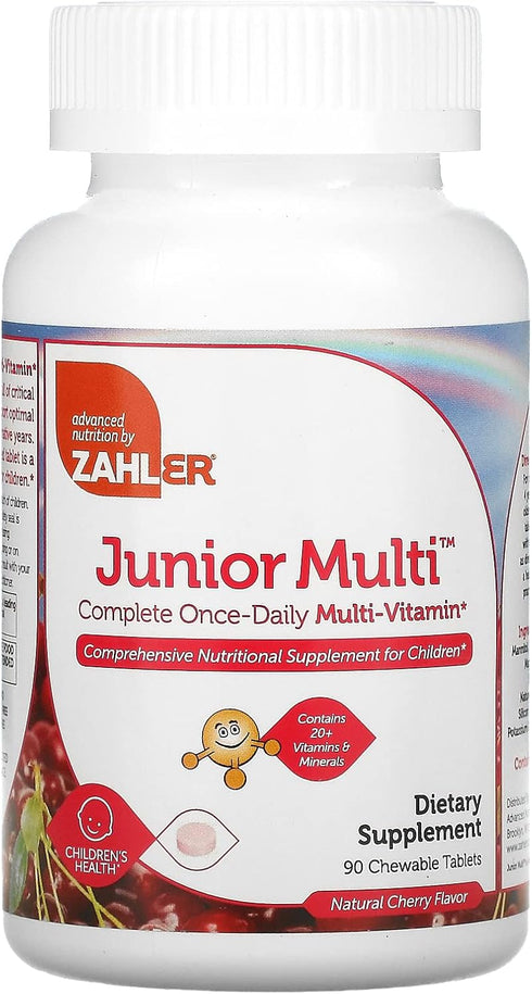 Zahler Kids Multivitamin Chewable Vitamin Tablet - Complete One Daily Kids Vitamins Supplement - Contains 20+ Minerals & Vitamins for Kids & Toddl...