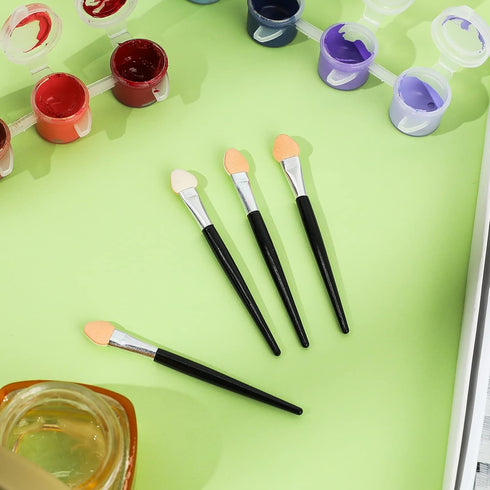 24 Pcs Sponge Applicators,Small Sponge Painting Brushes Detailed Ink Paints Blending Brushes for Pastel Artist Painting Pastels, DIY Scrapbooking ...