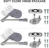 Soft Close Cabinet Hinges?Toy Box Hinges Soft Close? Slow Close Cabinet Lid Support Hinge for Wood? Soft Close Cabinet Damper Hinges for Wooden Bo...