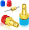 R1234yf to R134a Adapter, 1234yf to 134a Adapter Kit, R1234yf to R134a Conversion Adapters, High/Low Pressure Side R134a Adapter Convert to R1234y...