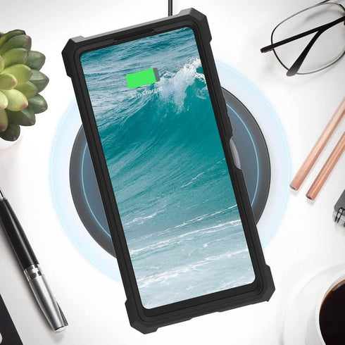 Rossy for TCL 40 XE 5G Phone Case for TCL 40XE 5G Case with Tempered Glass Screen Protector Soft TPU Hard PC Heavy Duty Shockproof Protective Cove...