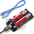 diymore 1865O Battery Holder Double Li-ion V8 Battery Shield Micro USB 5V/3A 3V/1A Power Bank Battery Charging Module for Raspberry Pi and Arduino...