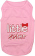 Parisian Pet Dog Cat Clothes Tee Shirts Little Sister T-Shirt, 3XL...