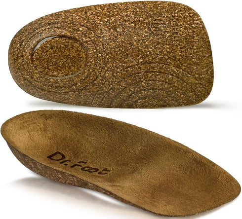 Dr.Foot Heel Cups for Plantar Fasciitis Relief, Heel Cushions for Heel Pain and Heel Spurs for men women (Medium (Women's 5.5-8.5, Men's 5-7.5))...