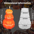 TOPYS Halloween Pumpkin Silicone Molds for Candle Making, 3D Resin Molds for Soap Aromatherapy Wax Resin Art Clay Craft Home Cake Decoration Makin...
