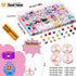 960Pcs Polymer Clay Beads Bracelet Making Kit, 48 Styles Trendy Cute Fruit Smile Face Mixed y2k Beads Charms for Bracelets Necklace Earring Jewelr...