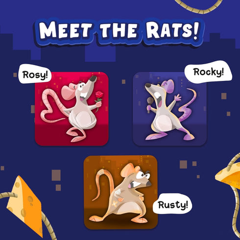 Skillmatics Card Game - Ratty Ruckus, Fun for Family Game Night, Perfect for Board Game Lovers, Gifts for Girls, Boys, Teens, Adults Ages 6, 7, 8,...