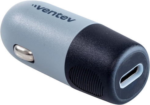 Ventev - 20W USB C PD Car Charger | Compatible with Samsung & Apple | Works as an iPhone Charger and Android Charger- Dark Gray......