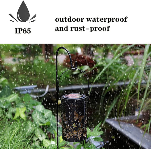 YJFWAL Solar Lantern Lights, Hanging Lights Outdoor, Pathway Lights, Solar Table Lights Waterproof, for Garden, Patio, Lawn, Yard, Deck, Tree, Par...