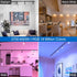 GU10 Smart LED Bulb - 5W (50W Equivalent) RGBCW Color Changing Bulb - Compatible with Alexa and Google Assistant – 420LM - Multicolor Music Sync G...