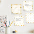 9 Pieces Bee Sticky Notes Adhesive Bee Memo Notes Self-Stick Note Pads for Spring Summer School Office Home Supplies Students Teachers Presents, 9...