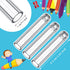 18 Pieces Plastic Pencil Caps, Pencil Tip Protector Cover Clear Pencil Toppers Clear Pencil Caps for Wooden Pencils Extender Holders for Student S...