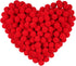 Caydo 200 Pieces Red Pom Poms 1 Inch Fluffy Craft Pompom Balls for Home Party Holiday Decor and Arts Crafts Projects Making...