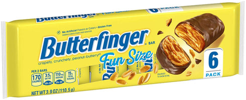 Butterfinger Fun Size Bars 6 Pack Tray, 3.9 oz...
