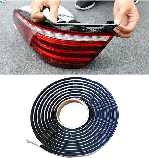 8MM×13Ft Butyl Rubber Sealant Tape, Waterproof Butyl Rope Putty Tape, Headlight RV Sealant Repair Butyl Seal Tape, Sound Deadening Caulk Tape for ...